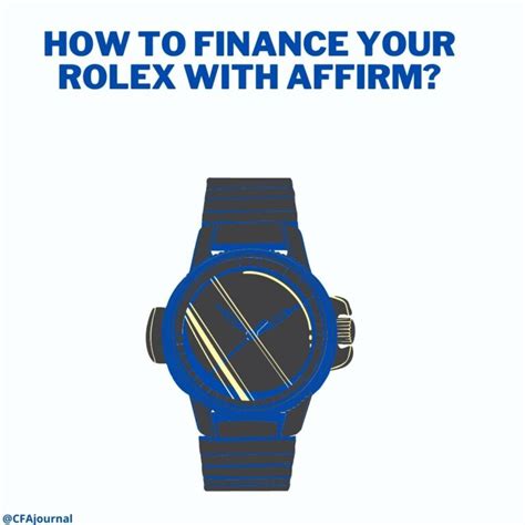 rolex financing|rolex financing affirm.